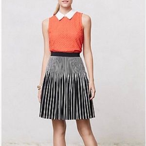 Anthropology Maeve Rémy Black White skirt SZ 2